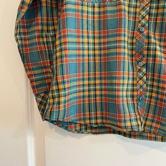 Outdoor Research Women's Flannel Shirt Cotton Wool Size Small Petite - Picture 2 of 8